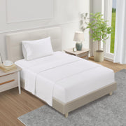 100% Egyptian Cotton Sheets King Size Sheets Set with Fully Elasticated Fitted Sheet & Pillowcase sets, 800 TC Hotel Collection Deep Pocket King Sheet Set, No Pill Soft Breathable Luxury White Bedding