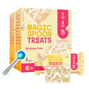 MAGIC SPOON Treats - High Protein, Low Carb, Keto Friendly, Low Sugar, Gluten Free, Crispy Protein Bar Cereal Bar, On-The-Go Healthy Snack (8 Chocolate PB Bars, 8 Marshmallow Bars)