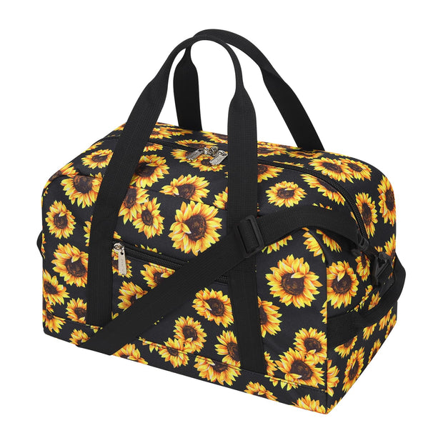 Small Gym Bag 14 inch lightweight Carry On Mini Duffel Bag for Travel Sport - Black