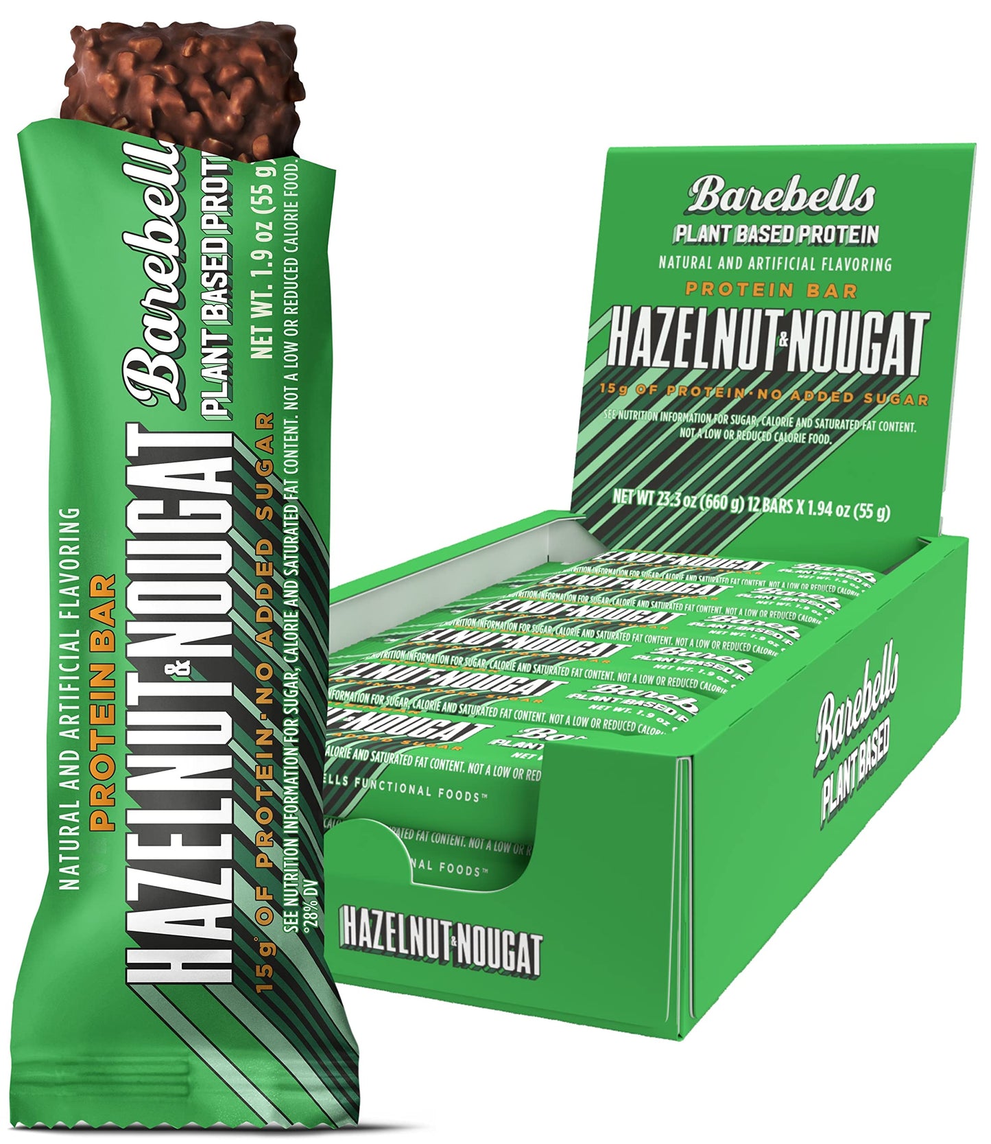 Barebells Protein Bars Variety Pack - 12 Count, 1.9oz Bars - Protein Snacks with 20g of High Protein - Chocolate Protein Bar with 1g of Total Sugars - Perfect on The Go Protein Snack & Breakfast Bars