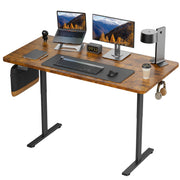 Simple Deluxe Electric Standing Desk, Standing Desk Adjustable Height, 24x40 Inches Sit Stand up Desk, Ergonomic Rising Computer Table with Memory Preset, Rustic Brown