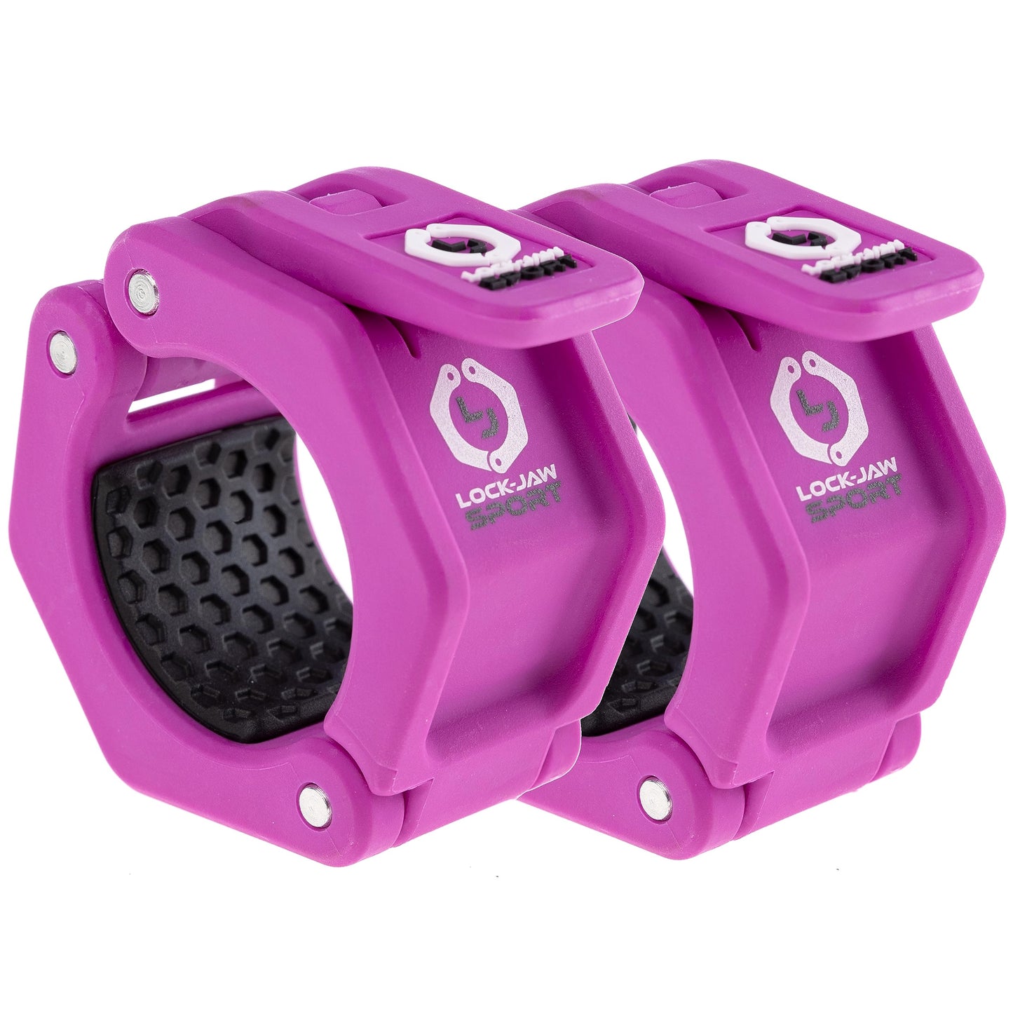 Lock-Jaw HEX 50mm / 2" Olympic Barbell Collar (Pink)