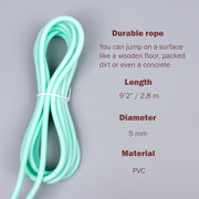 Jump Rope for Fitness Adjustable Rope for Men, Women, and Kids Ideal for Cardio and Training Workouts