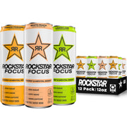 Rockstar Focus, Mixed Berry, 12 Fl Oz Cans (Pack of 12)