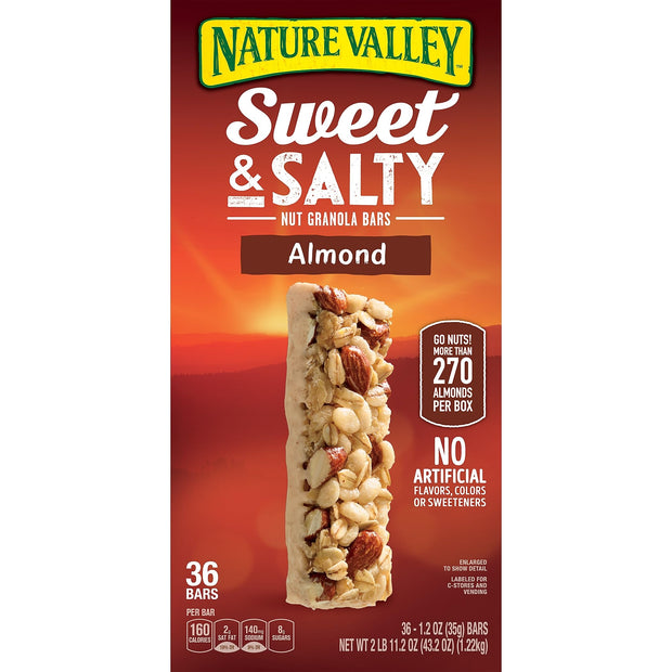 Nature Valley Crunchy Granola Bars Oats 'N Honey, 98-Count 1.49oz bars
