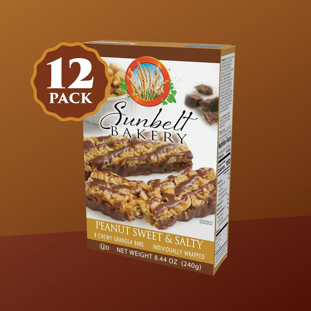 Sunbelt Bakery Peanut Sweet & Salty Chewy Granola Bars, 96-1.0 OZ Bars