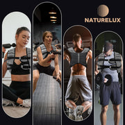 Weighted Vest Men or Women - 5/10/15/20/25/30lbs Weights with Reflective Stripe, Weighted Vest for Workout Equipment for Strength Training Running - Walking Weight Loss