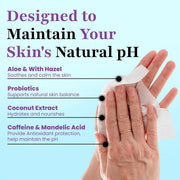 Zero Trace Travel Deodorant Wipes - 60 Count- 24 Hour Odor Control - Aluminum Free Hypoallergenic Deodorant For Women and Men - Individually Wrapped Underarm & Body Wipes - Uscented Bare Fresh