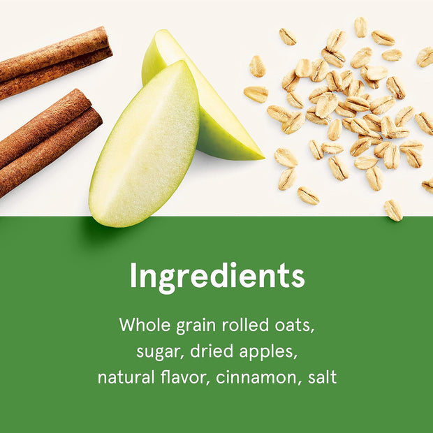 Quaker Instant Oatmeal, Apples & Cinnamon, Breakfast Cereal, 10 Packets