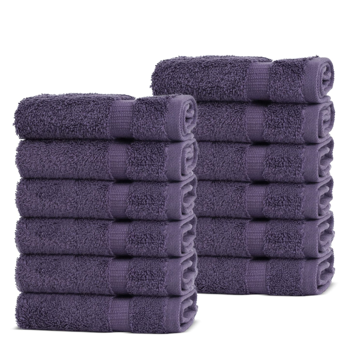 Chakir Turkish Linens | Hotel & Spa Quality 100% Cotton Premium Turkish Towels | Soft & Absorbent (4-Piece Bath Towels, Dark Gray)