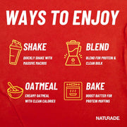 Naturade Weight Gain Instant Nutrition Drink Mix, Vanilla ,20.3 Ounce