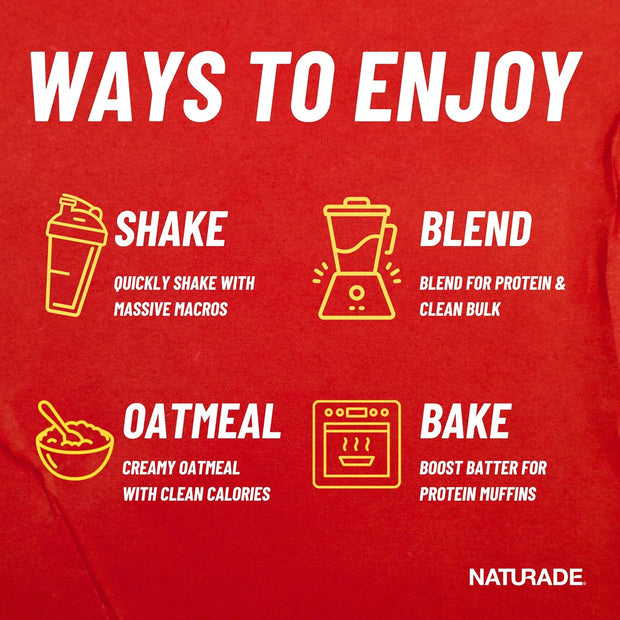 Naturade Weight Gain Instant Nutrition Drink Mix, Vanilla ,20.3 Ounce