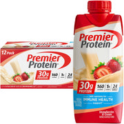 Premier Protein Protein Shake, Chocolate Peanut Butter, 30g Protein, 1g Sugar, 11 fl oz Pack of 12
