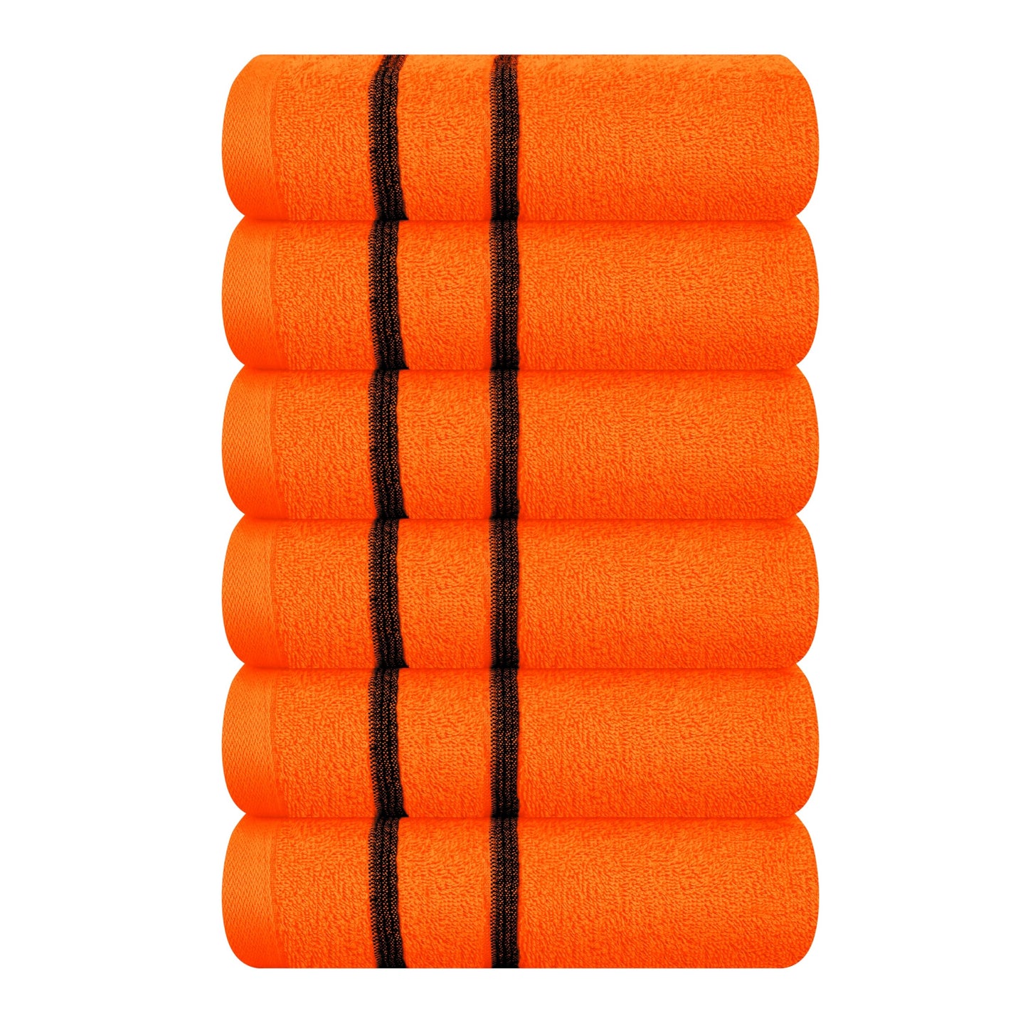 MyOwn Cotton 2 Pack Oversized Bath Towel Set 28x55 inches, Large Bath Towels, Ultra Absorbant Compact Quickdry & Lightweight Towel, Ideal for Gym Travel Camp Pool - Coral Orange, 71617