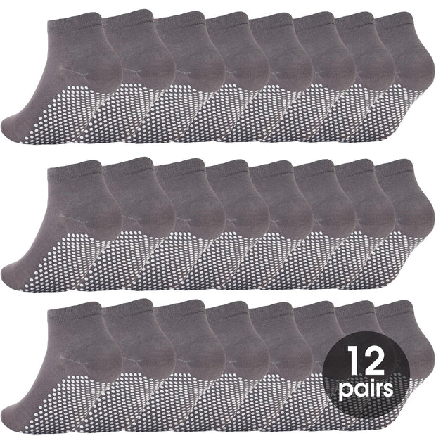 Pilates Grip Socks for Women Men Cute Non Slip Grippy Socks Woman for Yoga Barre Trampoline Hospital