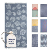 Turkish Beach Towel - Large 36 x 71 | Quick Dry Beach Towel is Essential for Enjoying A Day at The Beach | Sand Free Beach Towels for Clean and Comfortable Experience (Sunset, Large)