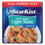 StarKist Chunk Light Tuna in Water, 2.6 oz Pouch (10 Pack) Ready to Eat Wild Caught Tuna, 17g Protein, 70 Calories Per Serving, Gluten Free, Soy Free, Kosher, Perfect for Salads, Keto Meals and Snacks
