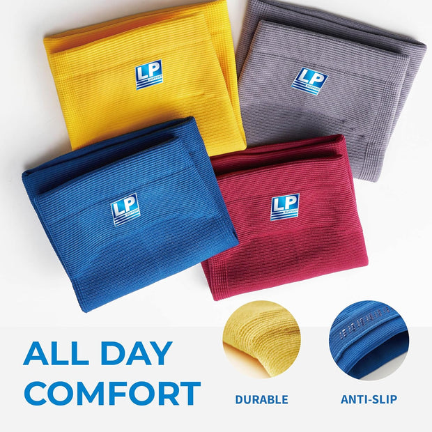 LP SUPPORT 668 Elbow Compression Sleeve Brace, Tennis and Golfer’s Elbow, Tendonitis, For Workouts, Men & Women (1-Pack)