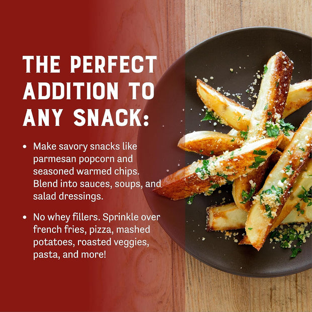 Judee’s 11.25oz Parmesan Cheese Powder - Non-GMO, Keto-Friendly, rBST; Hormone, Gluten & Nut Free – Real Parmesan, USA-Made for Dips, Soups & Seasonings
