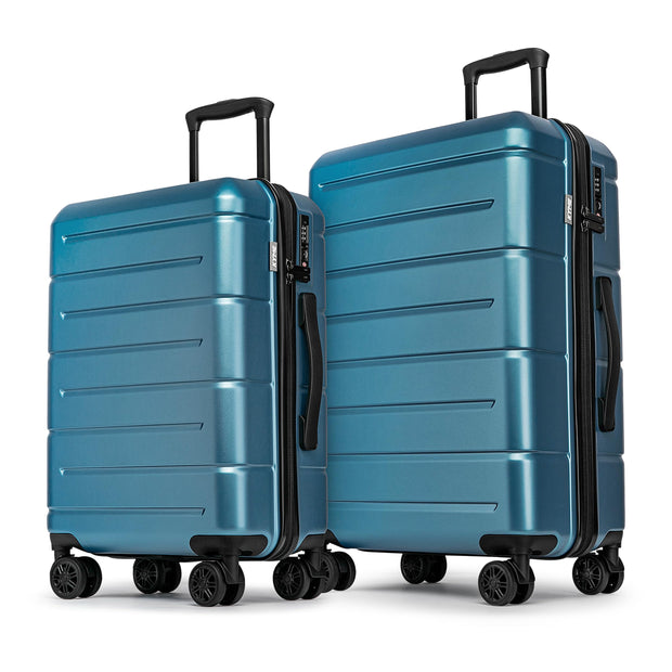 KYME Pink Luggage Sets 3 Piece (22in/26in/30in) Hard Shell Suitcases with Wheels Hardside Suitcase Set with TSA Lock Travel Rolling Luggage Set for Women Men