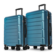 KYME 26 Inch Luggage TSA Approved Hard Shell Suitcases with Spinner Wheels Durable Medium Travel Checked Luggage with Cup Holder for Women Men Pink