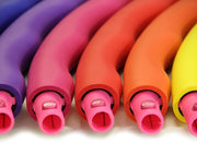 Weighted Hula Hoop, ACU Hoop 5L - 4.9 lb Large, Weight Loss Fitness Workout with ridges. (Rainbow Colors)