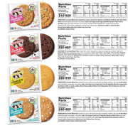 Lenny & Larry's The Complete Cookie, 8 Flavor Variety Pack, Soft Baked, 16g Plant Protein, Vegan, Non-GMO, 4 Ounce Cookie (Pack of 16)