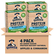 QUAKER Instant Oatmeal, USDA Organic, Non-GMO Project Verified, 3 Flavor Variety Pack, Individual Packets, 32 Count (Pack of 1)
