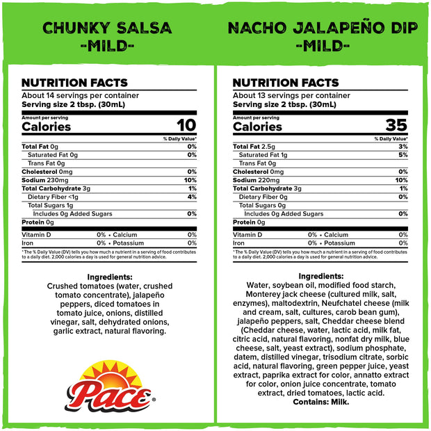 Pace Chunky Mild Salsa, 16 oz Jar
