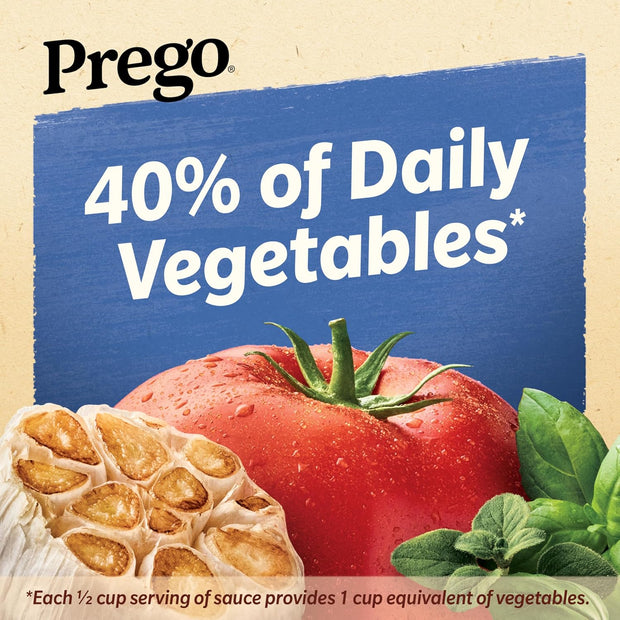 Prego Pasta Sauce, Italian Tomato Sauce with Roasted Garlic & Herbs, 24 Ounce Jar