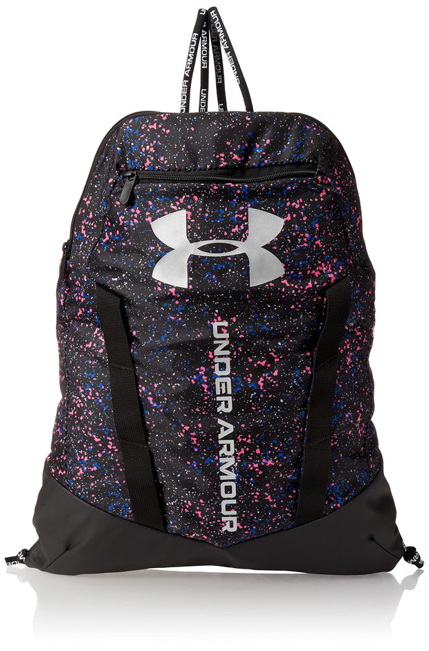 Under Armour Unisex-Adult Undeniable Sackpack , Black (001)/Metallic Silver , One Size Fits Most