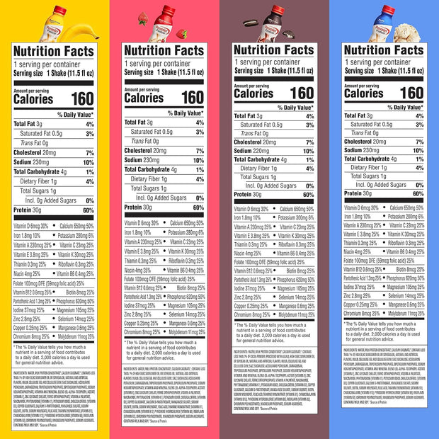 Premier Protein, Protein Shake, 8 Flavor Variety Pack, 30g Protein, 1g Sugar, 24 Vitamins & Minerals, Nutrients to Support Immune Health 11.5 Fl Oz (8 Pack)