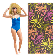 PÜSKÜL - Authentic 100% Turkish Cotton Turkish Beach Towel, Genuine Made in Turkey Quality - Soft, Quick Dry, Sand Free, Light Like Cloud, Oversize 36x70 Peshtemal Towels (Pack of 1, Arat Orange)