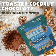 Wholly Balls Protein Bites – Healthy Plant-Based Snack – High Protein, Low Sugar, Gluten-Free Energy Balls (Pack of 6, Sampler Pack)