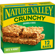 Nature Valley Crunchy Granola Bars, Oats 'n Honey, 48 Ct, 35.76 oz (24 Pouches)