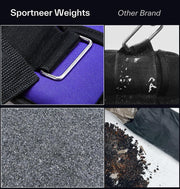 Sportneer Adjustable Ankle Weights for Women and Men 7 lbs/Pair Adjustable Leg Weights with Secure Straps, Strength Training Weighted for Yoga, Walking, Running, Aerobics, Gym, Physical Therapy