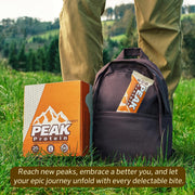 PEAK PROTEIN BARS - Chocolate Peanut Butter Crunch - Natural - Grass-Fed Whey - 20G Protein - Non-GMO - Gluten Free (12 Bars)