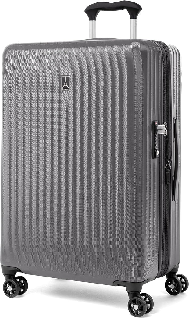 Travelpro Maxlite Air Hardside Expandable Luggage, 8 Spinner Wheels, Lightweight Hard Shell Polycarbonate, Shadow Grey, 2-Piece Set (21/25)