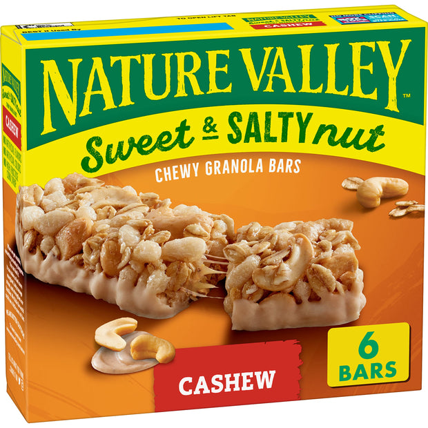 Nature Valley Sweet and Salty Nut Granola Bars, Dark Chocolate Peanut Almond, 15 Bars, 18 oz