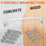 Pull Up Bar Wall Mounted-Heavy Duty Joist Mounted Pull Up Bar-Premium Strength Training Pull-Up Bars-Fast and Easy Installation for Home and Garage Use,Supports up to 600 Lbs