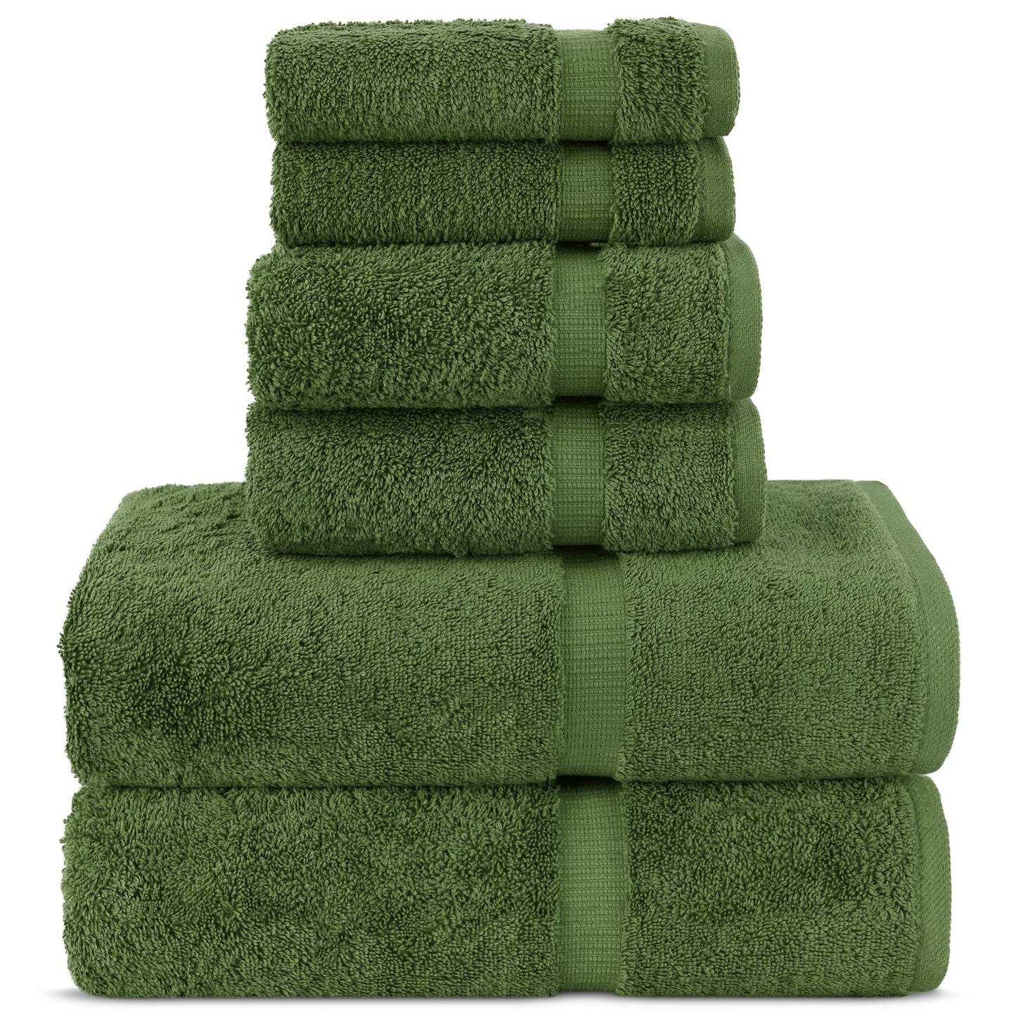 Chakir Turkish Linens | Hotel & Spa Quality 100% Cotton Premium Turkish Towels | Soft & Absorbent (4-Piece Bath Towels, Dark Gray)