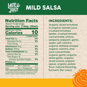 Late July Snacks Mild Salsa, 15.5 oz Jar