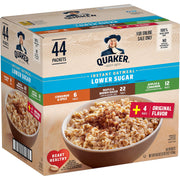 Quaker Instant Oatmeal, Maple & Brown Sugar, Individual Packets, 1.51 Ounce (Pack of 48)