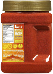 Rani Kashmiri Chilli Powder (Deggi Mirch, Low Heat) Ground Indian Spice 16oz (1lb) 454g PET Jar ~ All Natural | Salt-Free | Vegan | Kosher | Gluten Friendly