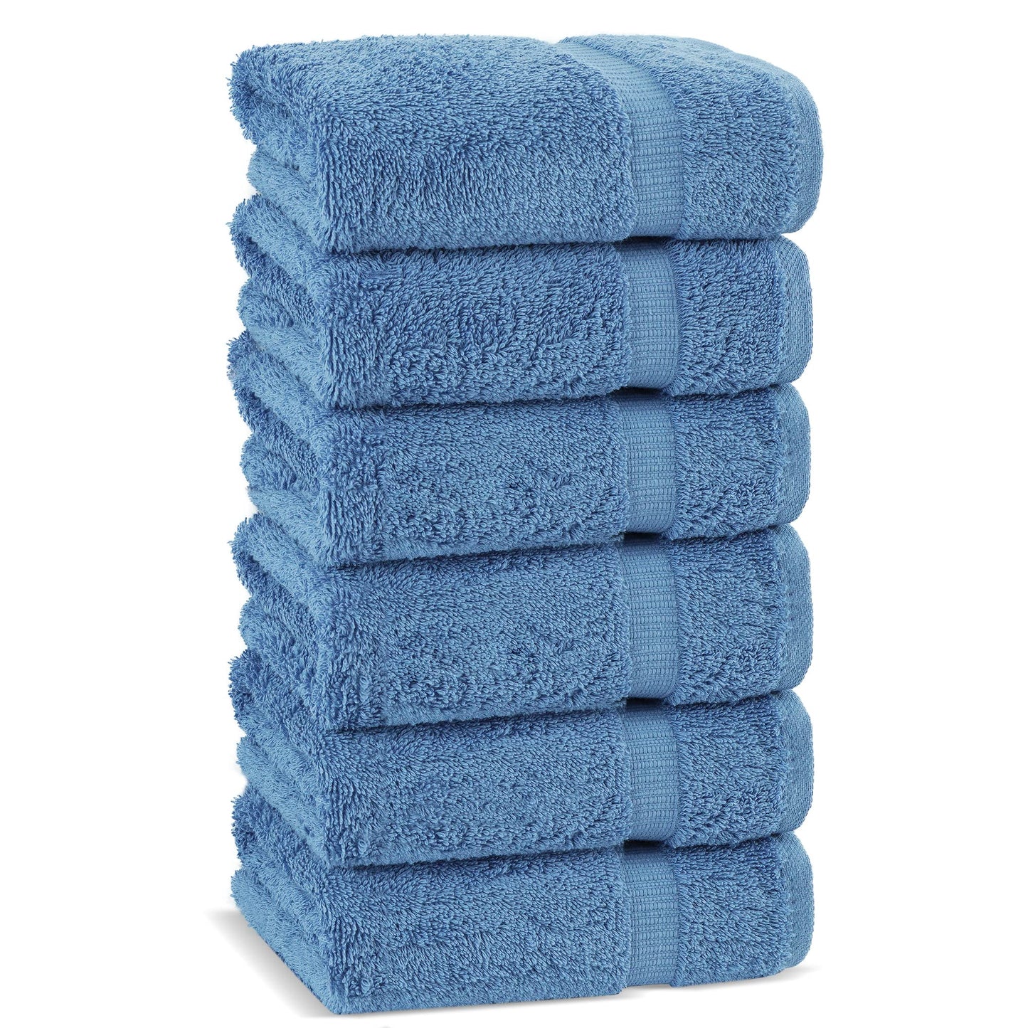 Chakir Turkish Linens | Hotel & Spa Quality 100% Cotton Premium Turkish Towels | Soft & Absorbent (4-Piece Bath Towels, Dark Gray)