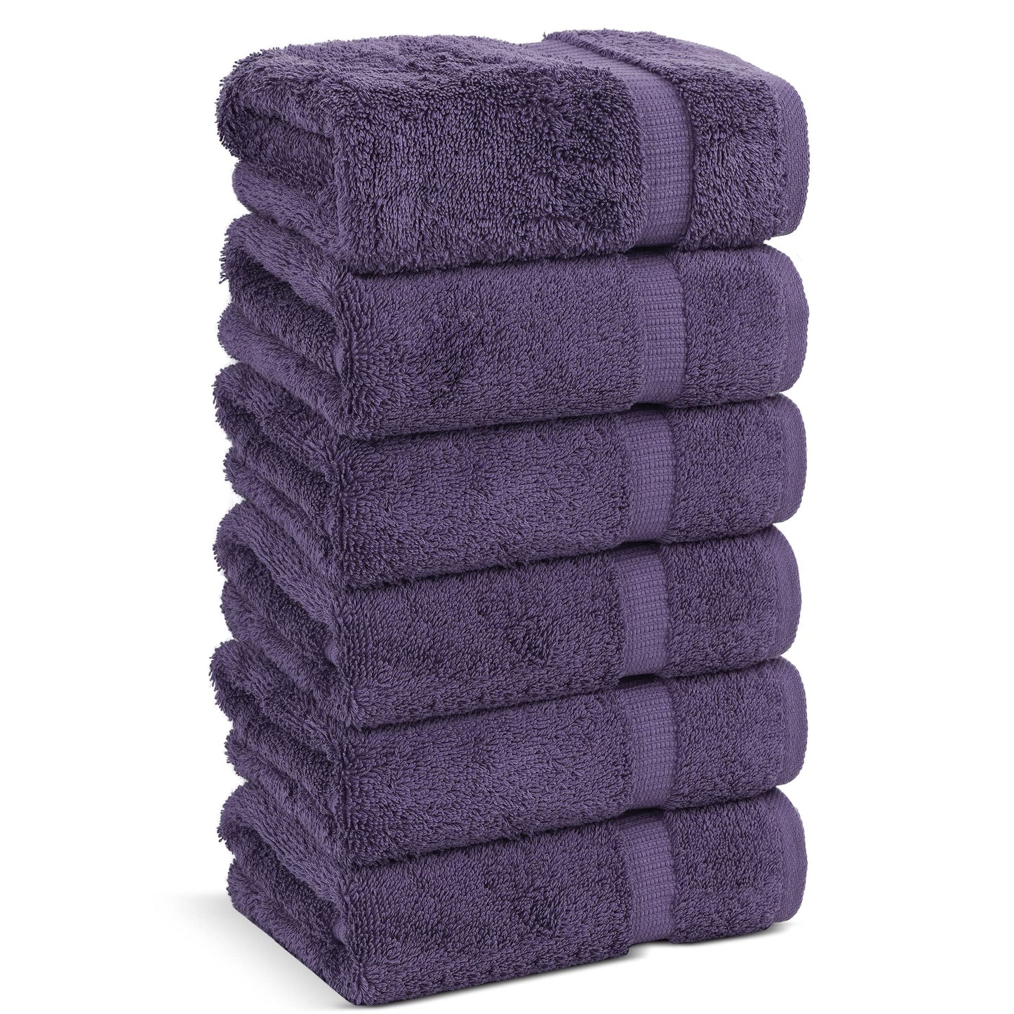 Chakir Turkish Linens | Hotel & Spa Quality 100% Cotton Premium Turkish Towels | Soft & Absorbent (4-Piece Bath Towels, Dark Gray)