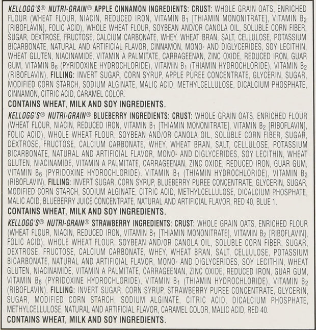 Nutri-Grain-Kellogg's Cereal Bars Variety Pack, 1.3 oz, 48-Count