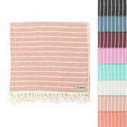 Sand Cloud Turkish Beach Towel - Sand Proof - 100% Certified Organic Turkish Towel - Quick Dry Towel for Beach, Picnic, Blanket or Bath Towel - As Seen on Shark Tank - Gocek (Black)