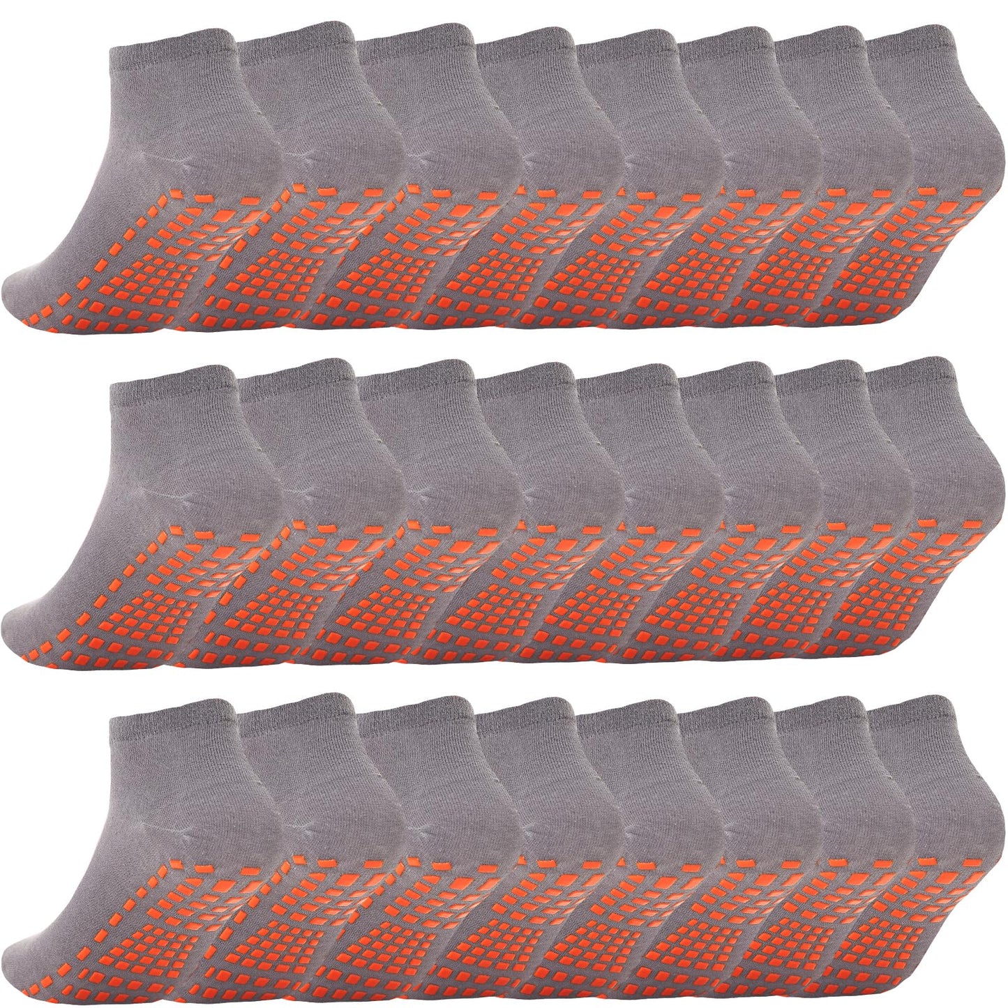 Pilates Grip Socks for Women Men Cute Non Slip Grippy Socks Woman for Yoga Barre Trampoline Hospital