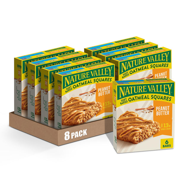 Nature Valley Soft Baked Oatmeal Squares, Cinnamon Brown Sugar, 20 Bars, 24.8 oz